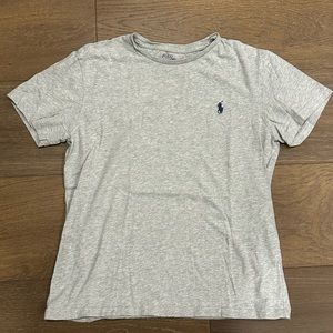 COPY - Polo Ralph Lauren Shirt Logo Heather Gray Boys Size Small
